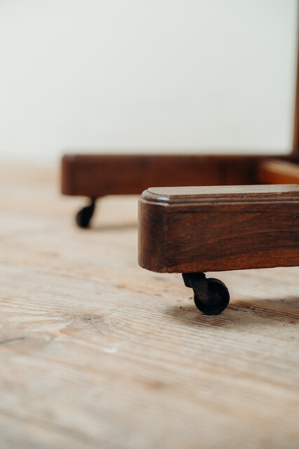 19th century French oakwood easel ...