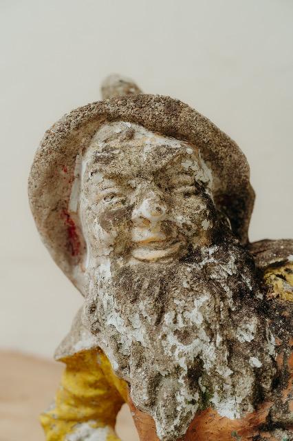Concrete garden gnome .. 