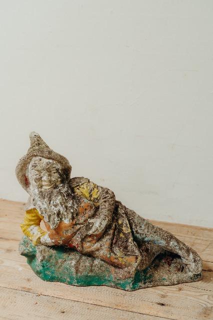 Concrete garden gnome .. 
