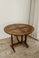 charming French vendange table ... oak/chestnut/poplar/pine ...