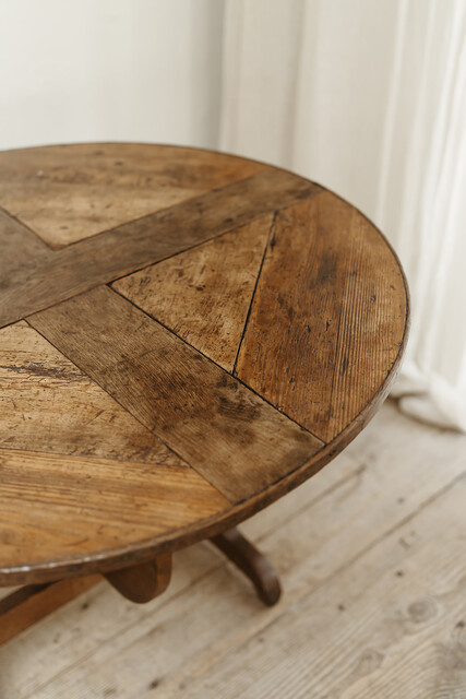 charming French vendange table ... oak/chestnut/poplar/pine ...