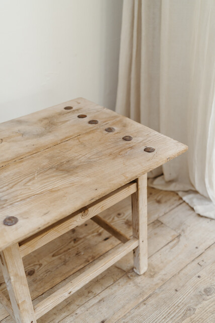 small, sturdy, spanish, pinewood table ...