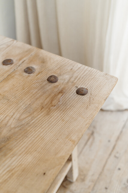 small, sturdy, spanish, pinewood table ...