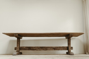 xl catalan farmhouse table ... sublime honeycolor patina ...