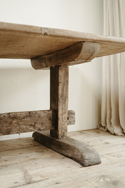 xl catalan farmhouse table ... sublime honeycolor patina ...