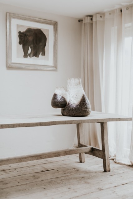 charcoal and ceramics ...