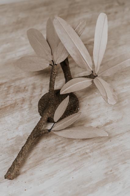 Into nature ... branches and leaves appliques...