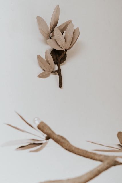 Into nature ... branches and leaves appliques...