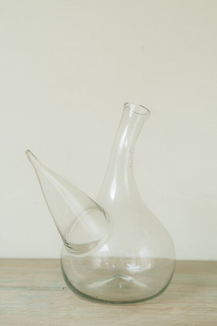 18th century glass carafe ...