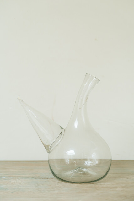 18th century glass carafe ...