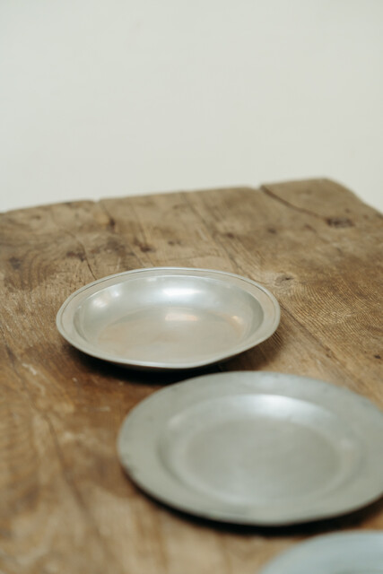 18th century pewter plates ...