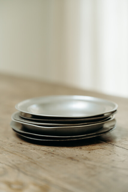 18th century pewter plates ...