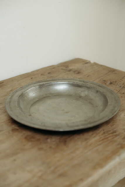 18th century xl pewter bowl