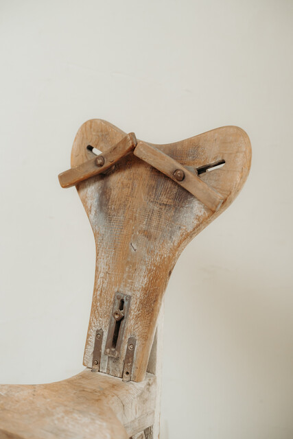 19th century artist chair ... Wales, dry patina ...