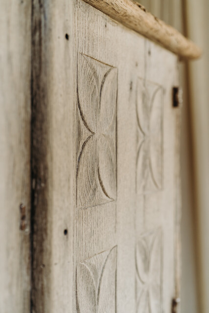 19th century oak and chestnut 4doors cabinet, north of Spain ...