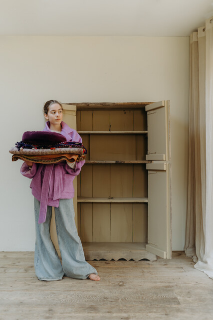 19th century oak and chestnut 4doors cabinet, north of Spain ...