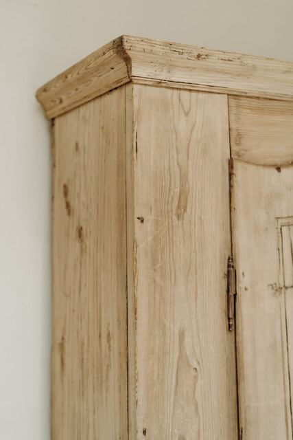 19th century pinewood cabinet from the Alsace region in France ..