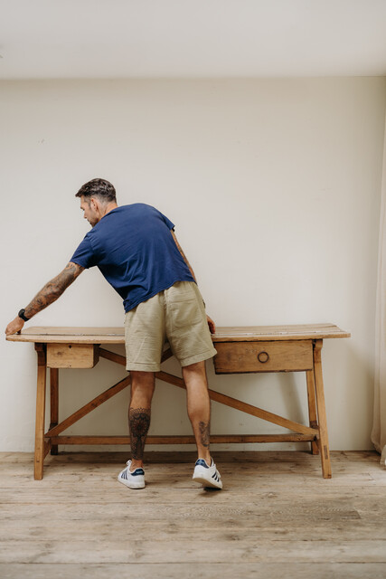 19th century Spanish kitchen table ... 