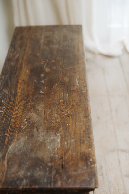 19th century Swedish blanket chest ... original paint ... 