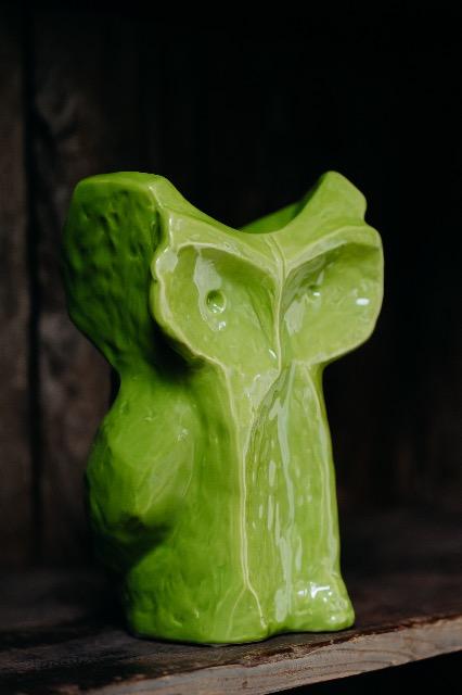 Ceramic owl vases ….