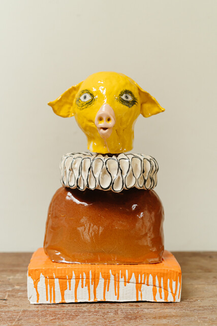 ceramic sculpture by Spanish artist Luis Vidal...