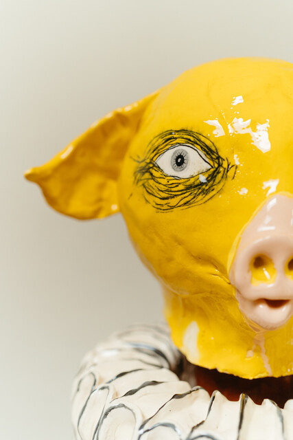 ceramic sculpture by Spanish artist Luis Vidal...