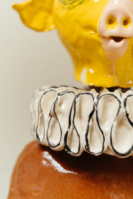 ceramic sculpture by Spanish artist Luis Vidal...