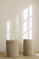 ceramic side tables/stools ...