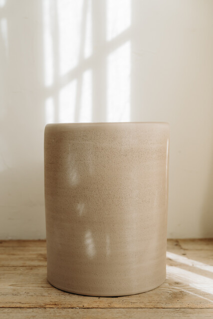 ceramic side tables/stools ...