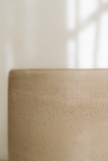 ceramic side tables/stools ...