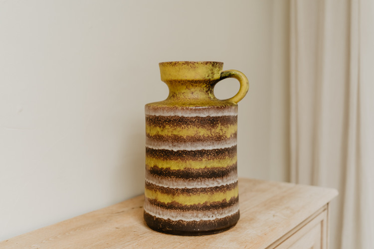 ceramic vase from the 70's, West Germany, BAY 7140 ... 