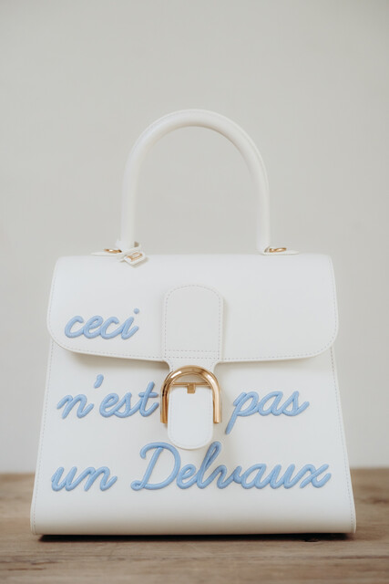 Delvaux Brillant MM, L'Humour, Ivoir Azure, limited edition ...