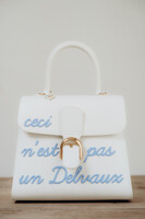 Delvaux Brillant MM, L'Humour, Ivoir Azure, limited edition ...