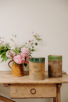 greenglazed terracotta vases/urns ...