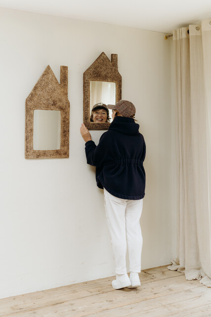 mirrors by French artist José Esteves ... one sold ..