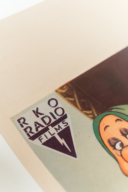 movie poster, Walt Disney, 1938, Impr. L & H Verstegen, Brussels 