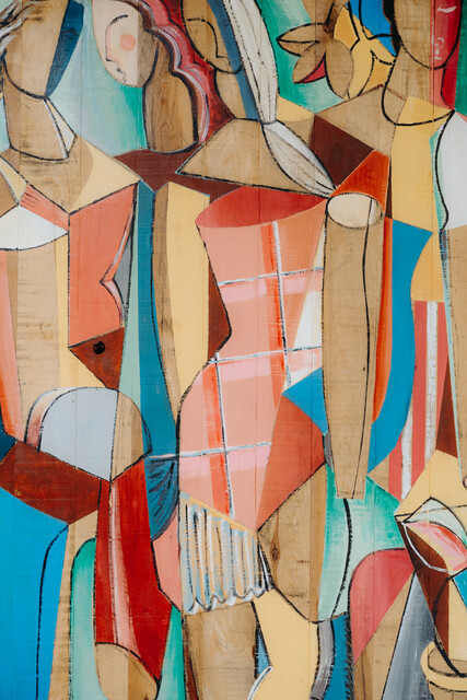 neocubist/neomodernist artwork...