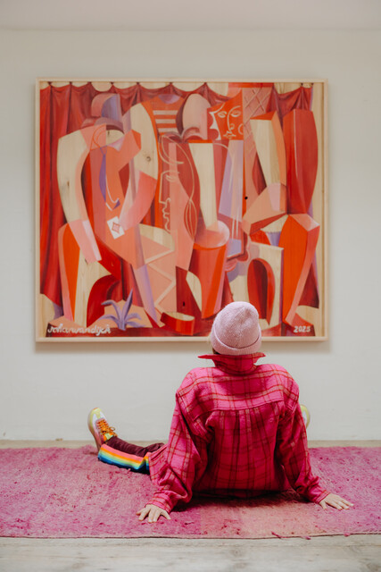 neocubist/neomodernist artwork...