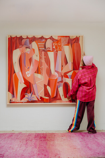 neocubist/neomodernist artwork...