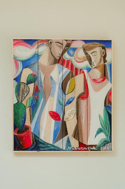 Neomodernist painting .. 