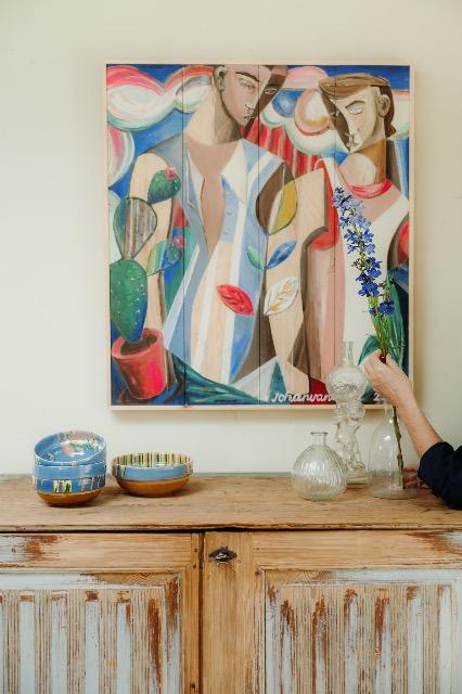 Neomodernist painting ..
