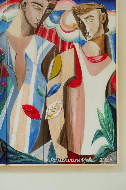 Neomodernist painting ..