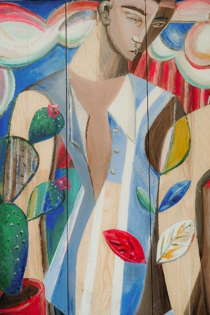 Neomodernist painting ..