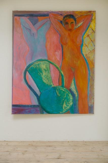 Oil on canvas by french artist jacqueline gainon