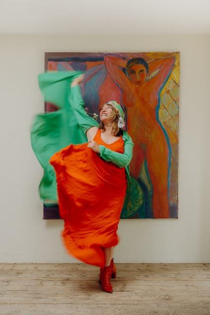 Oil on canvas by french artist jacqueline gainon