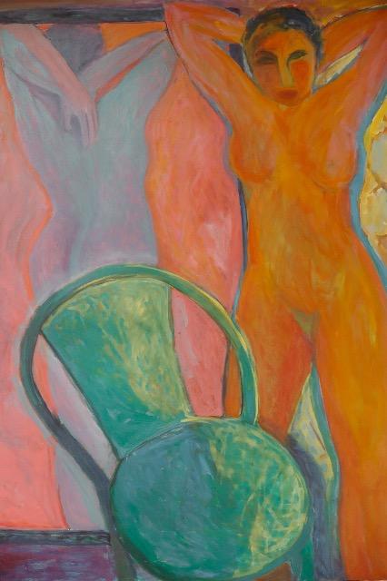 Oil on canvas by french artist jacqueline gainon