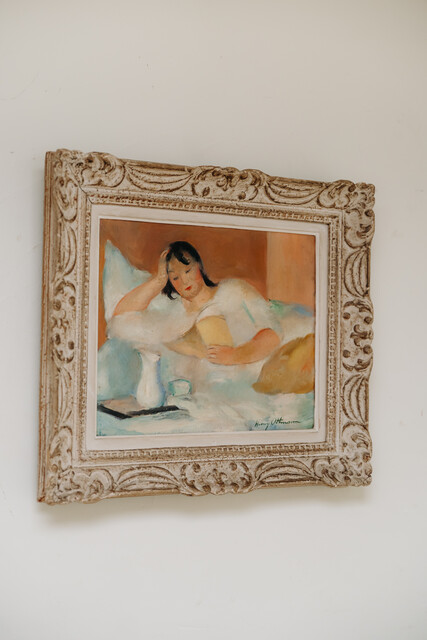 oil on canvas by Henry Ottmann .. French artist ...