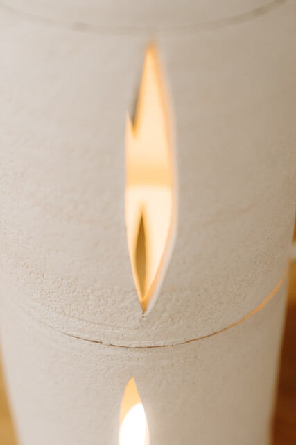 pair of contemporary ceramic lamps ...