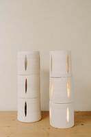 pair of contemporary ceramic lamps ...