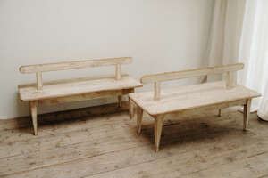 pair of Swedish benches .... 